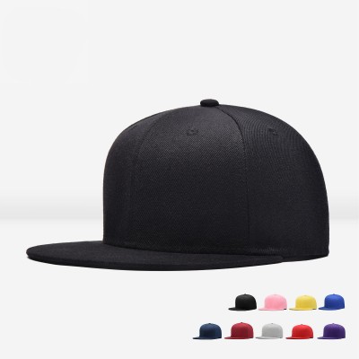 New Fitted Baseball Hat Cap Plain Basic Blank Color Flat Bill Visor Ball Sport  eb-94038122